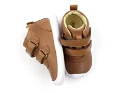 Bundgaard Walk sko cognac med velcro og TEX